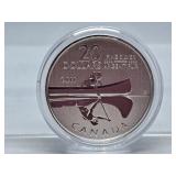 2011 .9999 Fine Silver Canada Twenty Dollar Coin