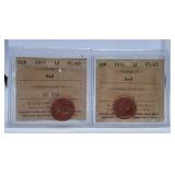 ICCS Graded Proof Like 1977 and 1978 Canada 'Red'
