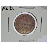 1945 Newfoundland Dime