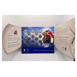 2010 Olympic Winter Games set. 1 Loonie is 2008