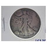 Very Fine 1945 U.S.A. Half-Dollar Coin