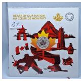 2017 'Heart of our Nation' .999 Fine Silver Canada