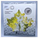 2021 'Our Beloved Maple' .999 Fine Silver Canada