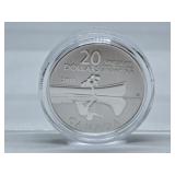 2011 .9999 Fine Silver Canada Twenty Dollar Coin
