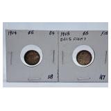 1904 and 1905 Canada Nickels