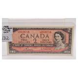 1954 Canada $2 Bill- Choice Uncirculated