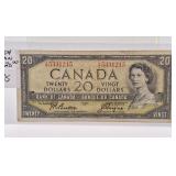 1954 Canada $20 Bill