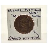 Rare -NAZI Symbol WILKES Shoe Windsor