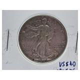 Extra Fine 1943 U.S.A. Half-Dollar Coin