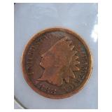 Very Rare Very Fine 1888 U.S.A. Penny with Double