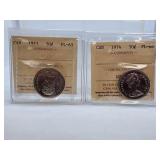 ICCS Graded Proof Like 1973 and 1974 Canada 50