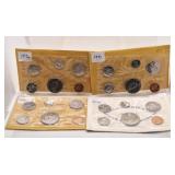 1968 Island, 1969, 1970, 1971 RCM Mint Sets