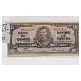 1937 Canada $10 Bill