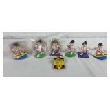 7 Vintage 1990 Big Boy Collectable PVC 3in Mascot