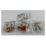 3x 1990 Sealed McDonalds McDino Happy Meal Toys