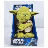 New In Box 2010 Star Wars Talking Yoda Plush Toy