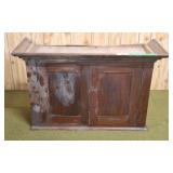 2 door pigeon hole counter top cabinet.