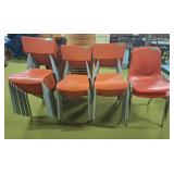 21 stacking chairs. Great for family functions