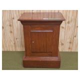 Rolling wooden podium. Great for social events