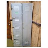 Metal storage locker