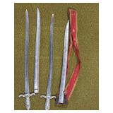 Vintage Odd Fellows Swords x2