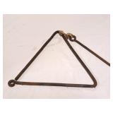 Cast Iron Triangular Dinner Bell