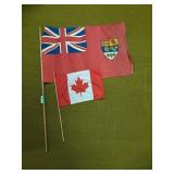 Vintage Canadian Flags