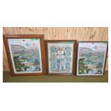 IOOF framed prints. From Jerusalem to Jericho and