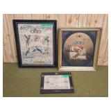 Our motto Odd Fellows framed print, Lodge bird