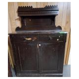 Vintage flat to the wall cupboard