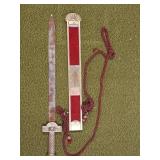 Vintage Odd Fellows Sword w/Ornate Sheath