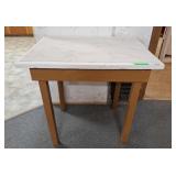 Wooden side table. Great DIY project