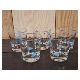 Vintage amoeba glasses.