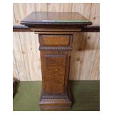 Lovely wooden pedestal plant stand