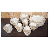 56 pieces Maddock Made in England  Royal Ivory