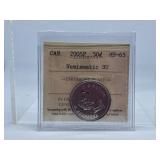 ICCS Graded Mint State 2005P Canada 50 Cent
