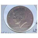 About Uncirculated 1972 U.S.A. Half Dollar