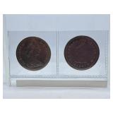 1969 and 1982 Canada One Dollar Coins