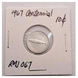 1967 Centennial Dime