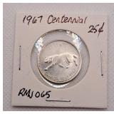 1967 Centennial Quarter