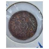1917 Germany Five Pfennig Coin