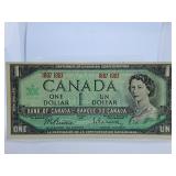 1967 Canada One Dollar Bill