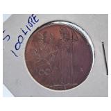 1975 Italy One Hundred Lire Coin