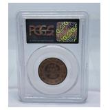 PCGS Graded Mint State 1911 Canada Penny