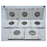 1923, 1924, 1929, 1930, 1932, 1933, 1935 and 1964