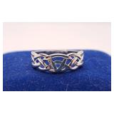Celtic Knot Ring Size 7 .925