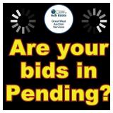 ARE YOUR BIDS IN "PENDING"?