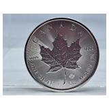 2021 .9999 Fine Silver 1 Oz Canada Five Dollar