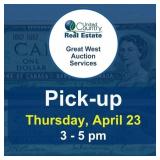 Pickup Thursday, April 23, 2026, at 3-5 pm