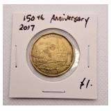 2017 150th Anniversary Loonie